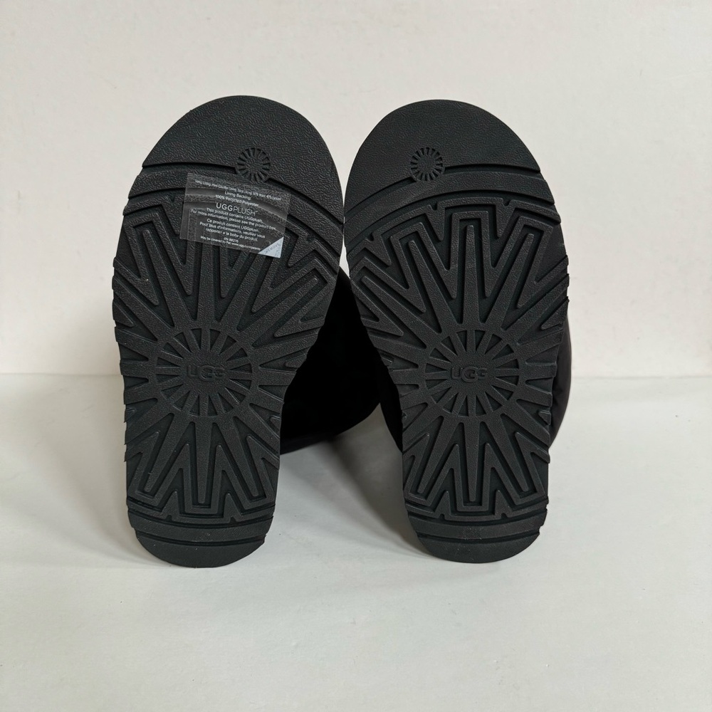 UGG CLASSIC MINI DIPPER PUFFER BLACK BLACK PLATFORM BOOTS - Picture 6 of 8